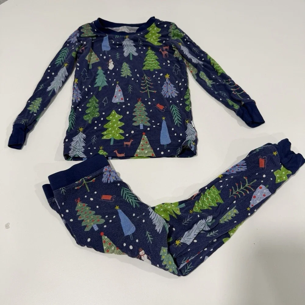 Boys Little Sleepies‎ Merry & Bright pajamas 2T Blue